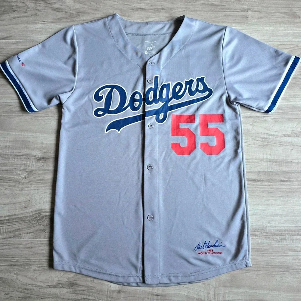 Los Angeles Dodgers Jersey Orel Hershiser SGA MLB Baseball